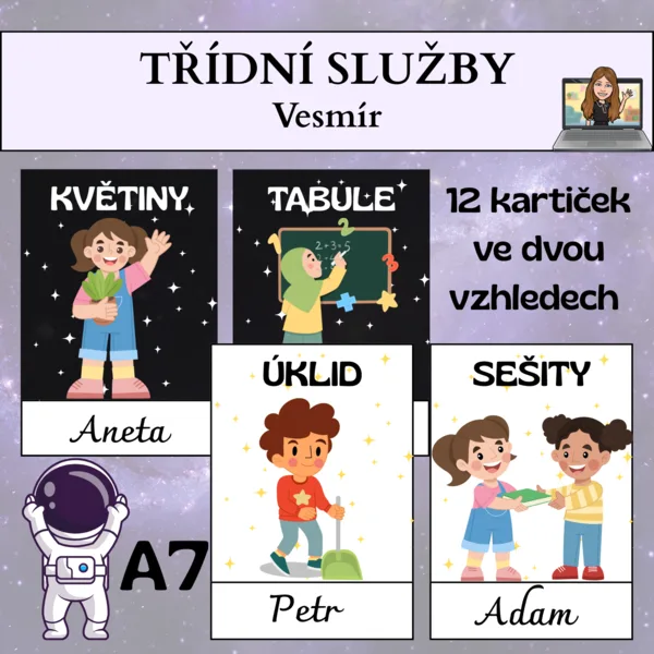 třídní služby - vesmír 1