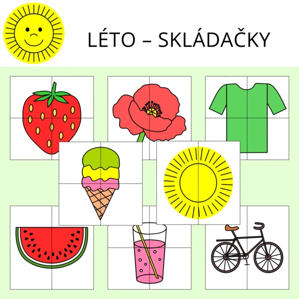LÉTO - SKLÁDAČKY 1