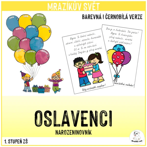 Oslavenci (narozeninovník) 1