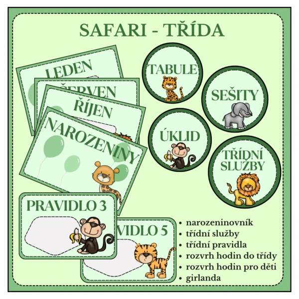 Safari - třídní samospráva 1