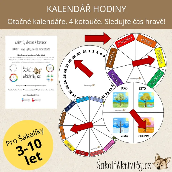  KALENDÁŘ - HODINY  1
