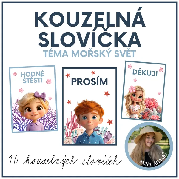 Kouzelná slovíčka - mořský svět 1