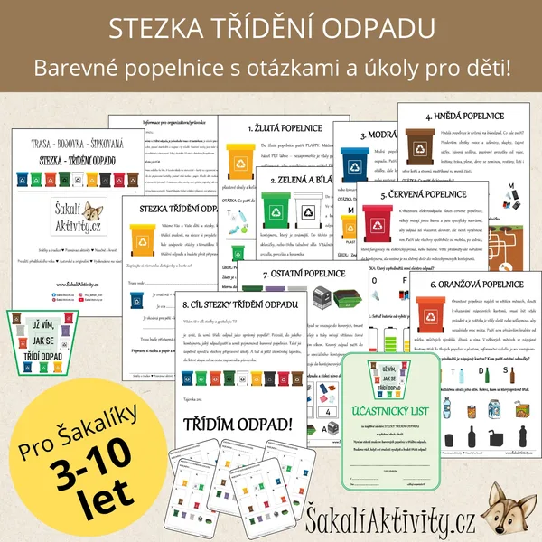 Šakalíkova trasa - STEZKA TŘÍDĚNÍ ODPADU 1