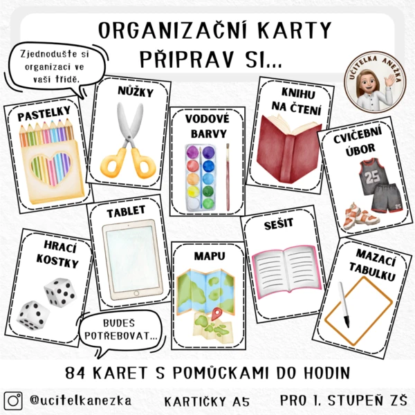 ORGANIZAČNÍ KARTY (PŘIPRAV SI..) 1