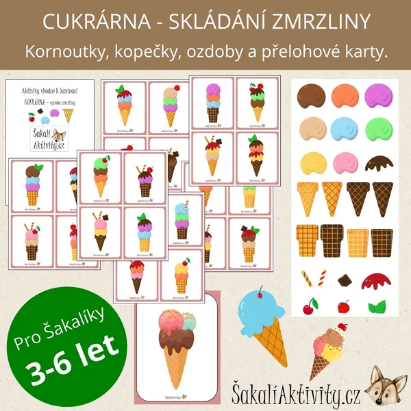 Sada aktivit - CUKRÁRNA - výroba zmrzliny 1