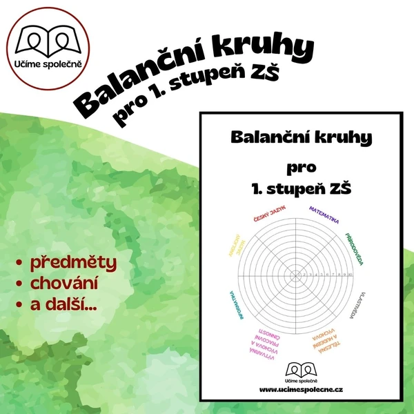 Balanční kruhy pro 1. stupeň ZŠ 1