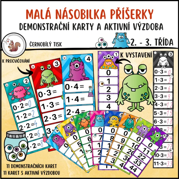 Malá násobilka příšerky 1