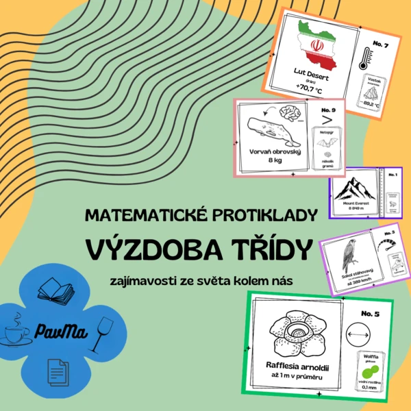 Výzdoba třídy, chodby, učebny: Matematické protiklady - fascinující čísla 1