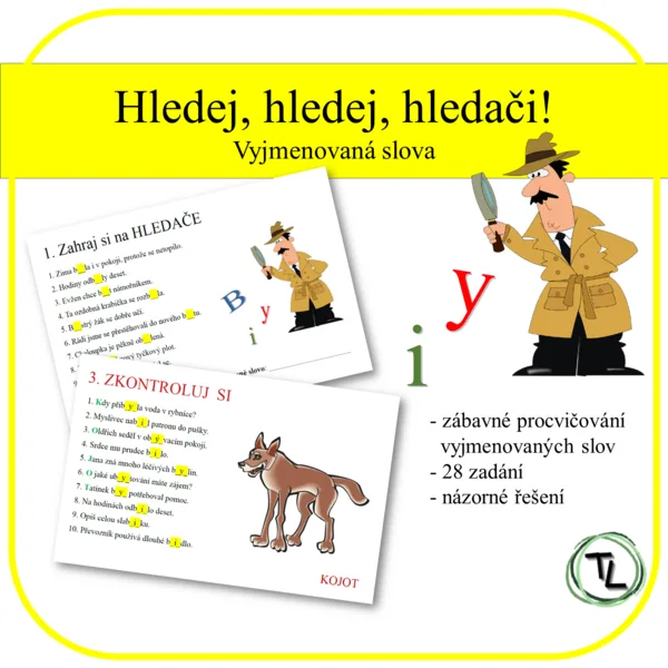 Hledej, hledej, hledači! - Vyjmenovaná slova 1