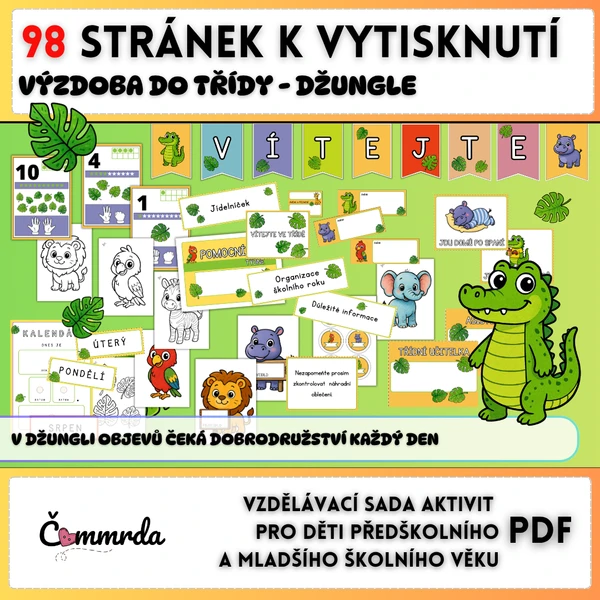 Výzdoba do třídy - džungle 1