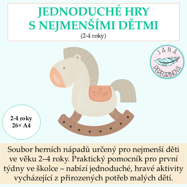 JEDNODUCHÉ HRY S NEJMENŠÍMI DĚTMI – soubor her pro nejmenší 1
