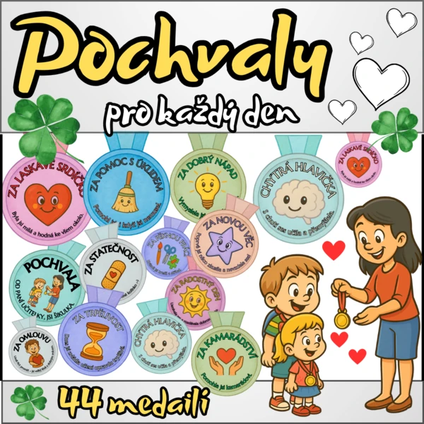 POCHVALY pro každý den - MEDAILE 1