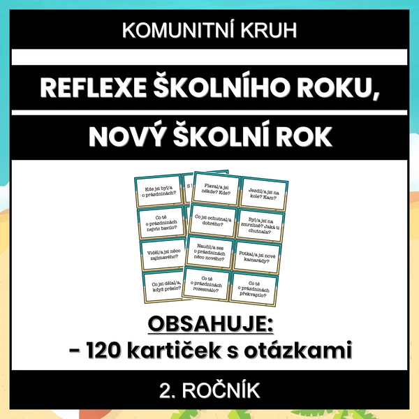 Komunitní kruh - Reflexe prázdnin, nový školní rok (2. ročník) 1