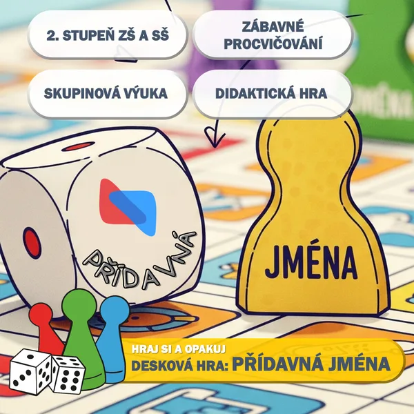PŘÍDAVNÁ JMÉNA (desková hra) 1
