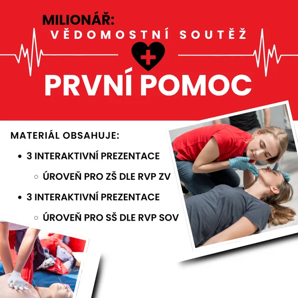 Milionář: Vědomostní soutěž - PRVNÍ POMOC 1
