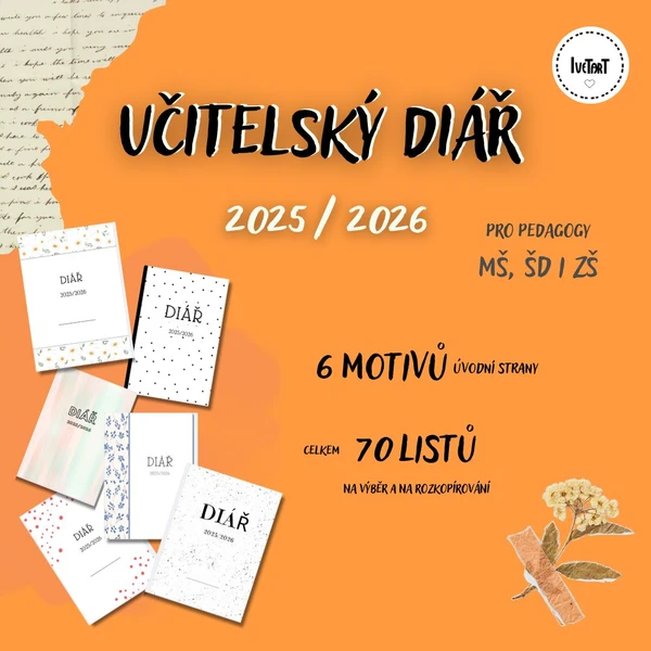 UČITELSKÝ DIÁŘ - pro pedagogy MŠ, ZŠ i ŠD 1