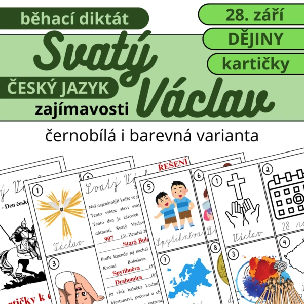 Běhací diktát - Svatý Václav - Den české státnosti 1