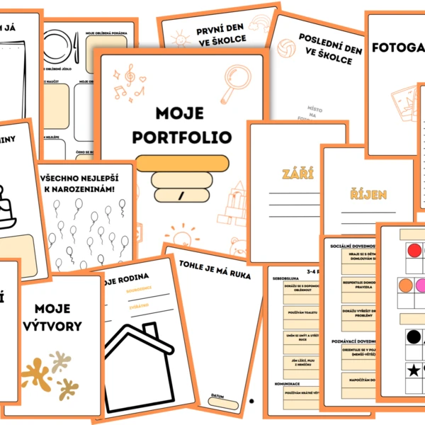 Portfolio dítěte v MŠ - Oranžové 1