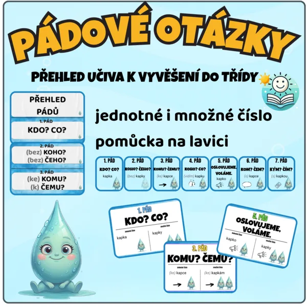 Pádové otázky, pády podstatných jmen 1