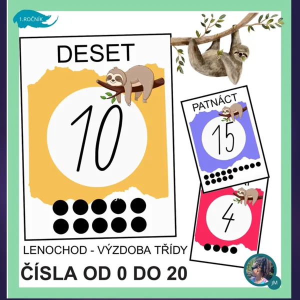 ČÍSLA OD 0 DO 20 - LENOCHOD 1