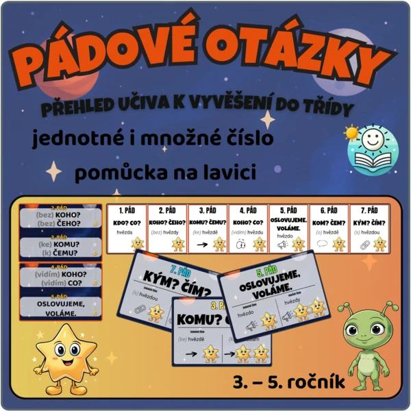 Pádové otázky, pády podstatných jmen 1