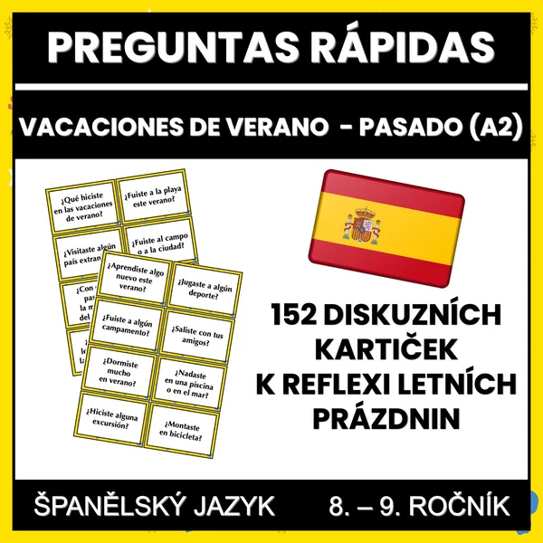 Preguntas Rápidas - Vacaciones de Verano - Pasado (A2) 1