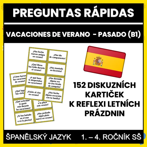 Preguntas Rápidas - Vacaciones de Verano - Pasado (B1) 1