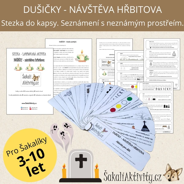 Šakalíkova trasa - DUŠIČKY - návštěva hřbitova 1