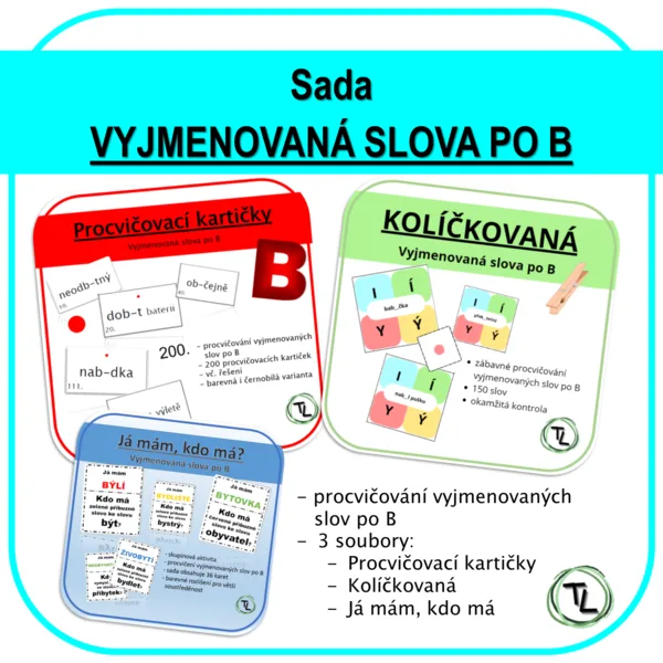Sada - Vyjmenovaná slova po B 1