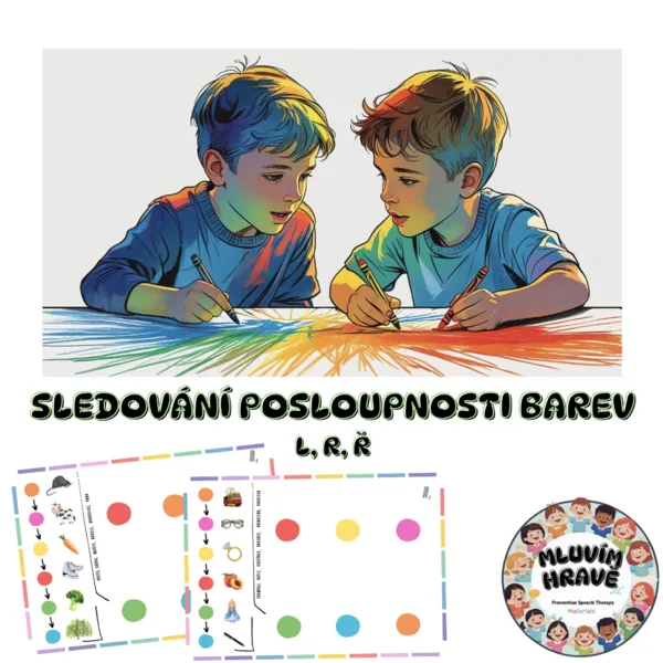SLEDOVÁNÍ POSLOUPNOSTI BAREV_L, R, Ř 1