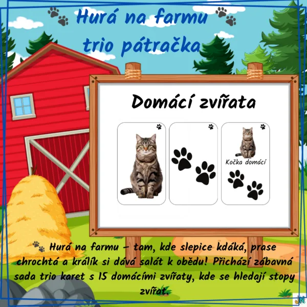 Hurá na farmu 🐾 trio pátračka  1