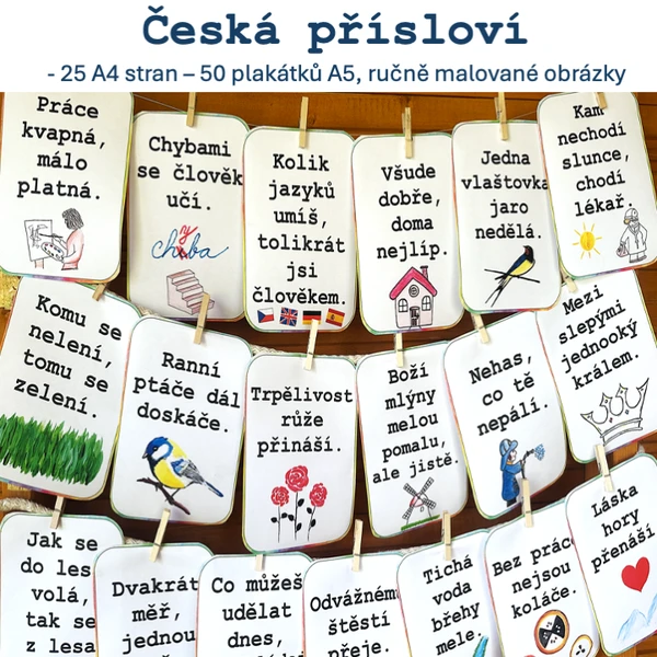 Přísloví - plakátky 1