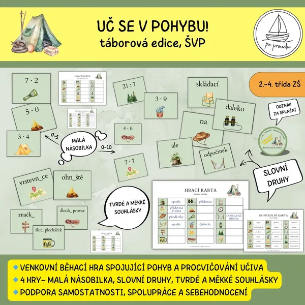 Uč se v pohybu! 4 běhací hry pro 2.-5. třídu 1