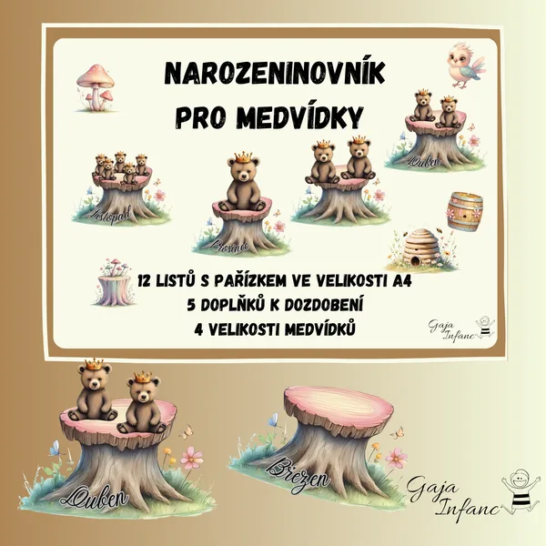 Narozeninovník pro Medvídky 1
