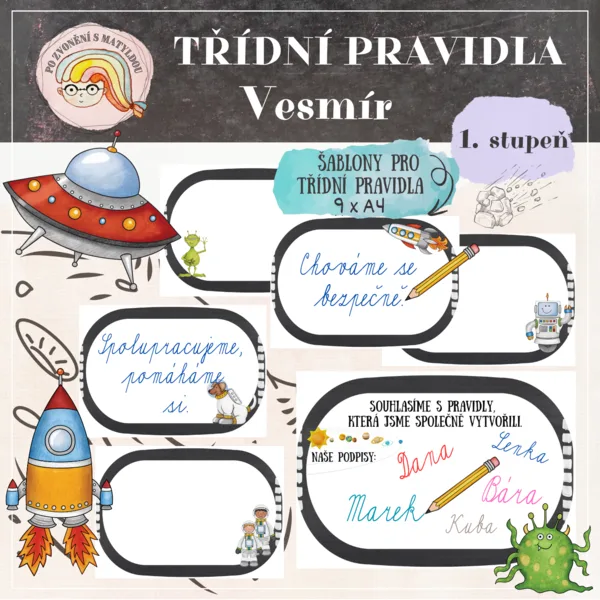 VESMÍR - Třídní pravidla 1