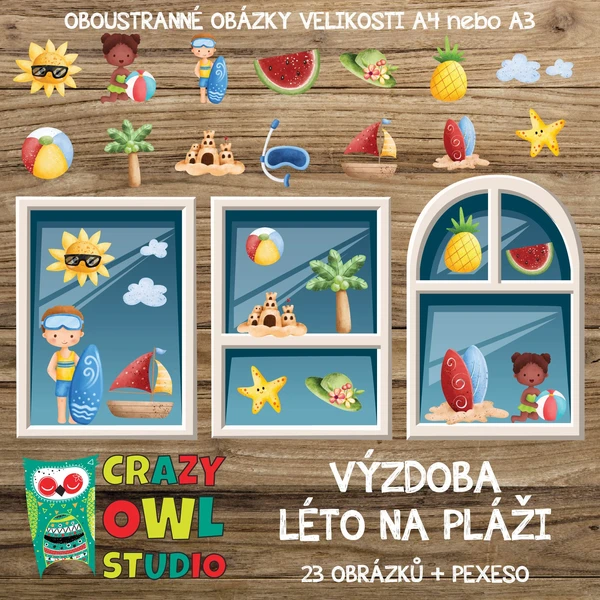 VÝZDOBA - LÉTO na pláži 1