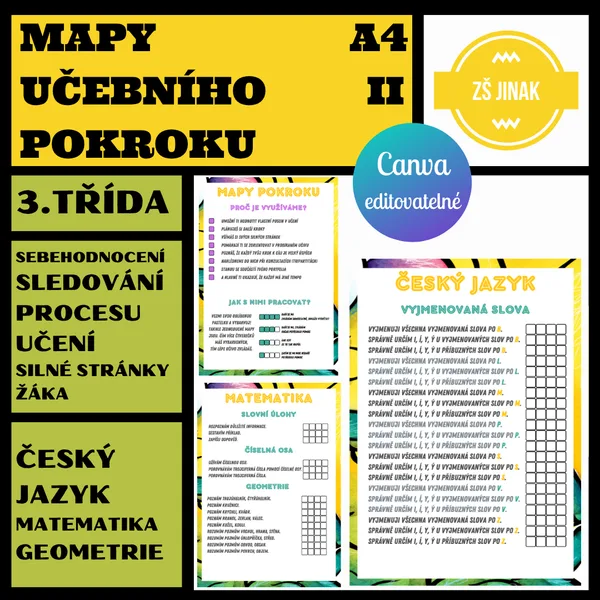 MAPY UČEBNÍHO POKROKU - 3.třída 1