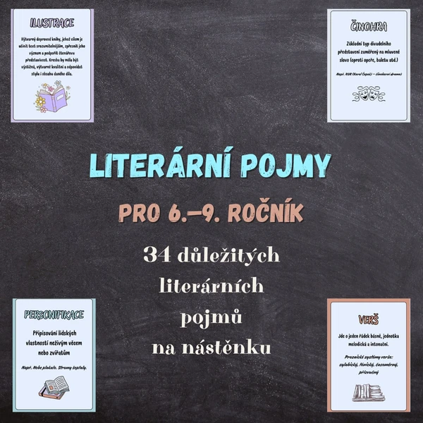Literární pojmy 2. stupně 1