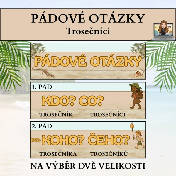 pádové otázky - trosečníci 1