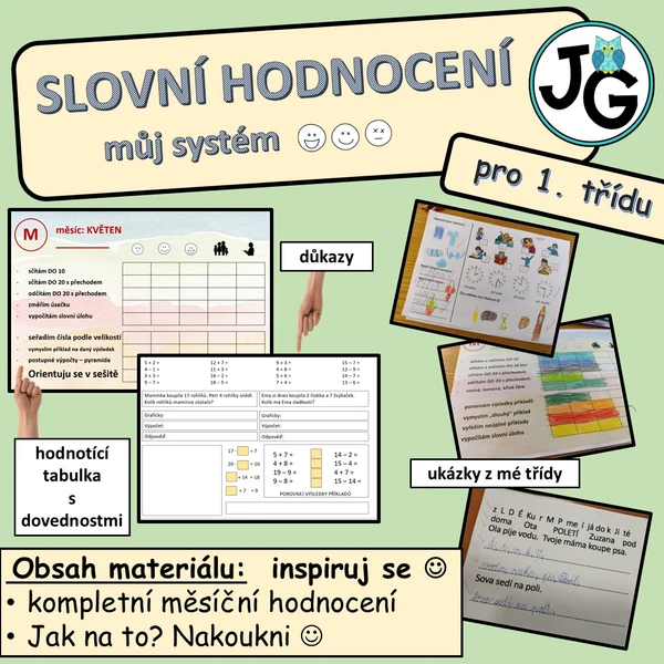 Slovní hodnocení v první třídě 1