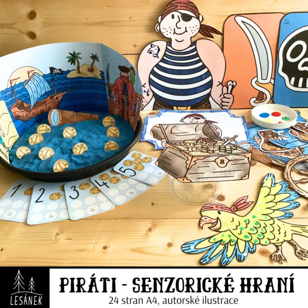 PIRÁTI - senzorické hraní 1