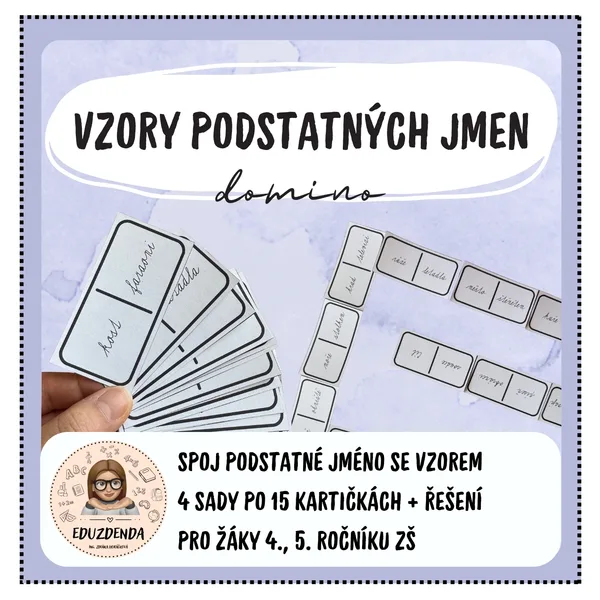 Vzory podstatných jmen 1