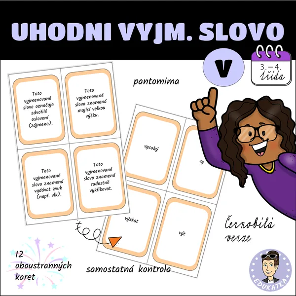 Uhodni vyjmenované slovo po V 1
