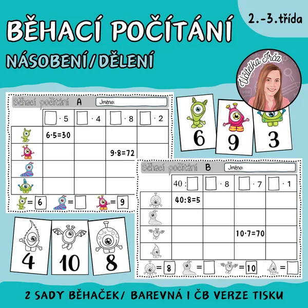 Běhací počítání - násobení/dělení 1