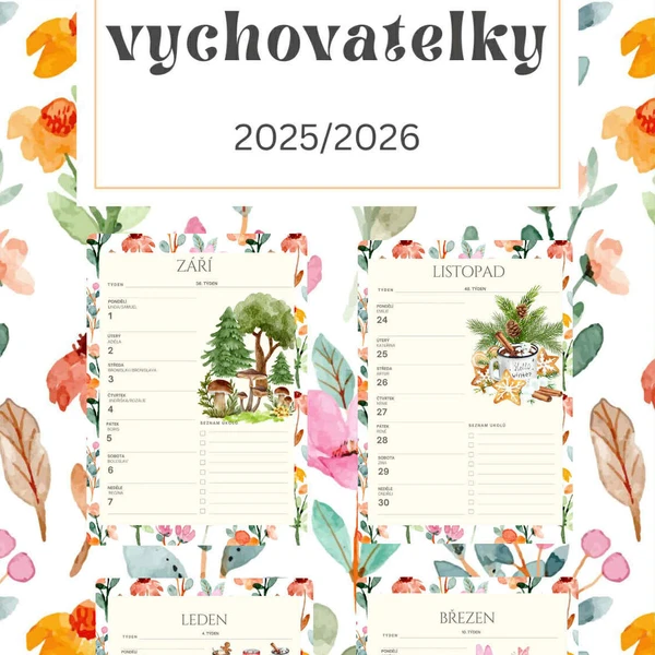 Diář pro vychovatelku 1