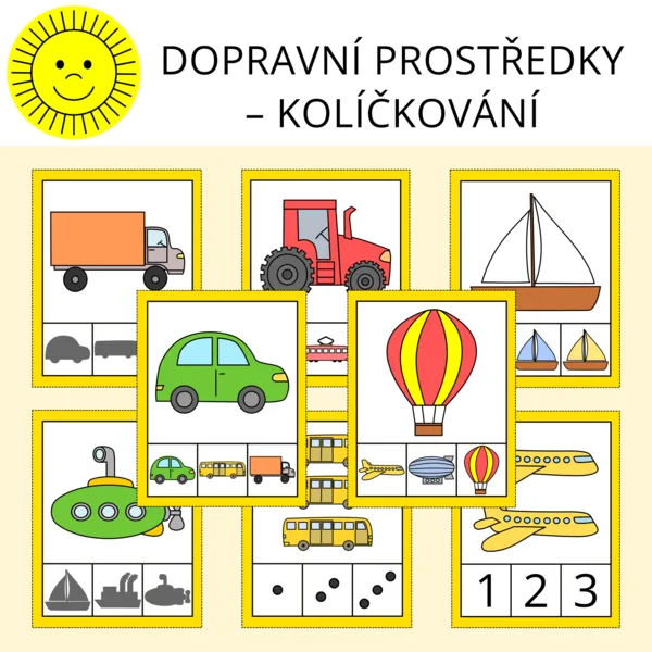 DOPRAVNÍ PROSTŘEDKY - KOLÍČKOVÁNÍ 1