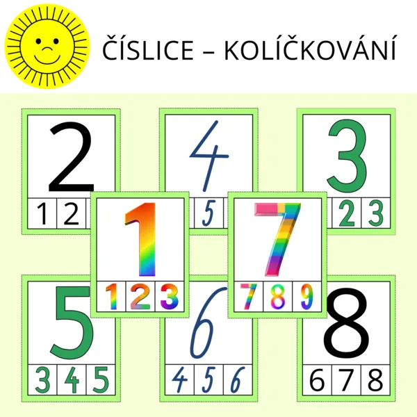 ČÍSLICE - KOLÍČKOVÁNÍ 1
