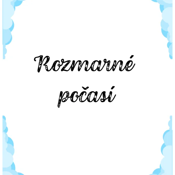 Rozmarné počasí 1