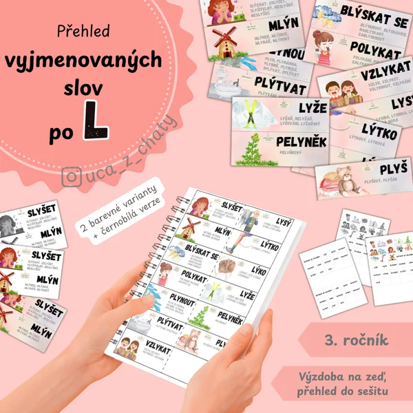 Přehled vyjmenovaných slov po L 1