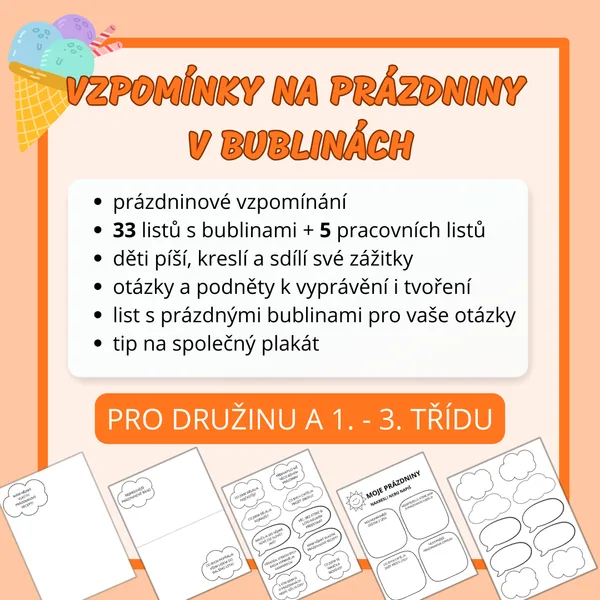 Vzpomínky na prázdniny - v bublinách 1